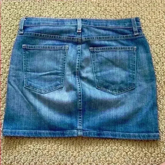 Current Elliott mini denim skirt - Picture 2 of 2